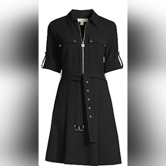 MICHAEL MICHAEL KORS zip-front shirt dress - Picture 2 of 11